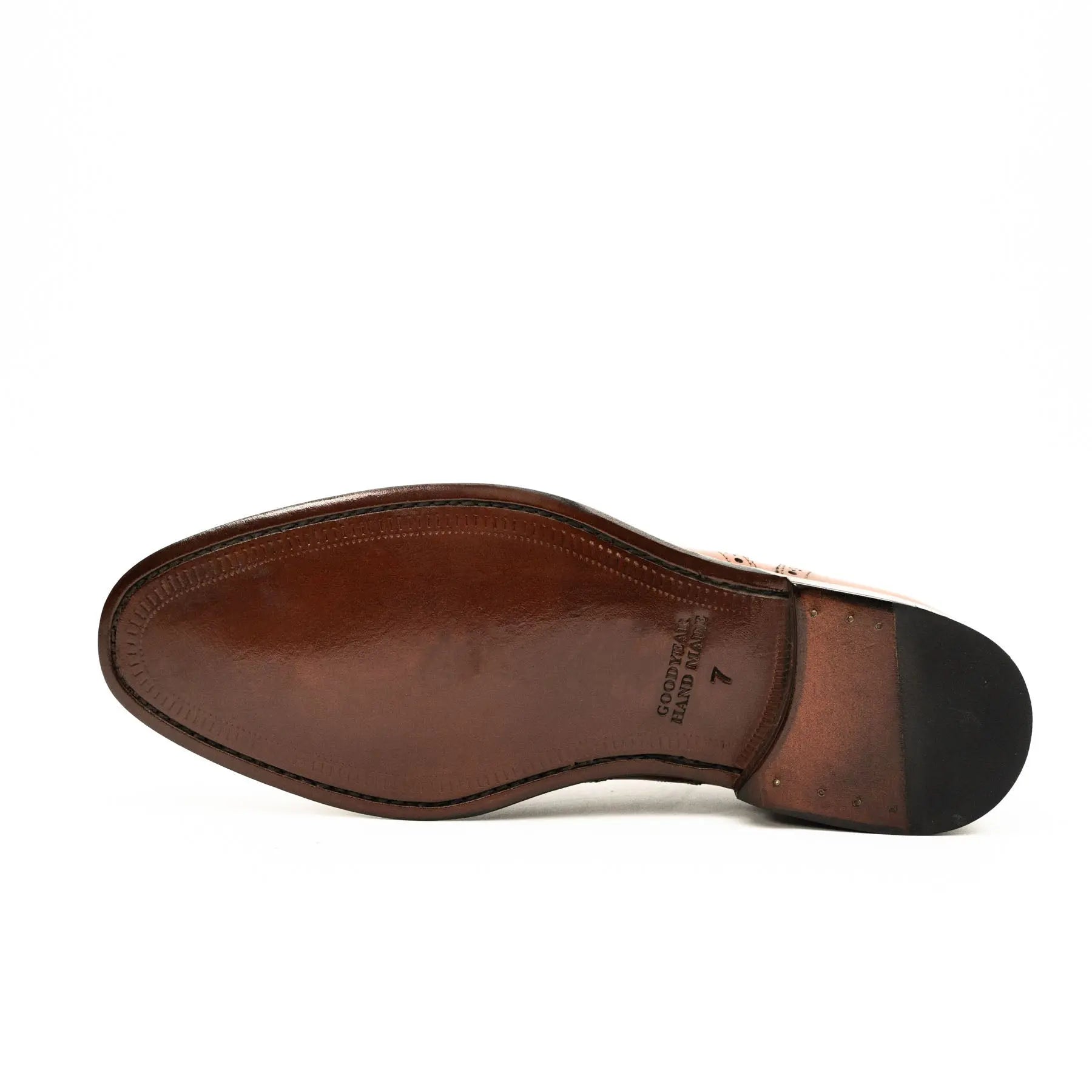 Cognac Wingtip Brogue Oxford VanPasch