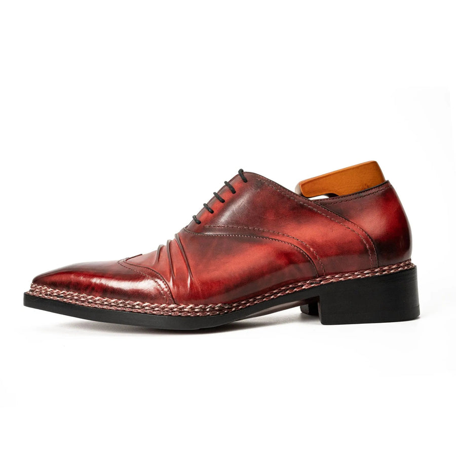 Crimson Norwegian Stitch Oxford VanPasch