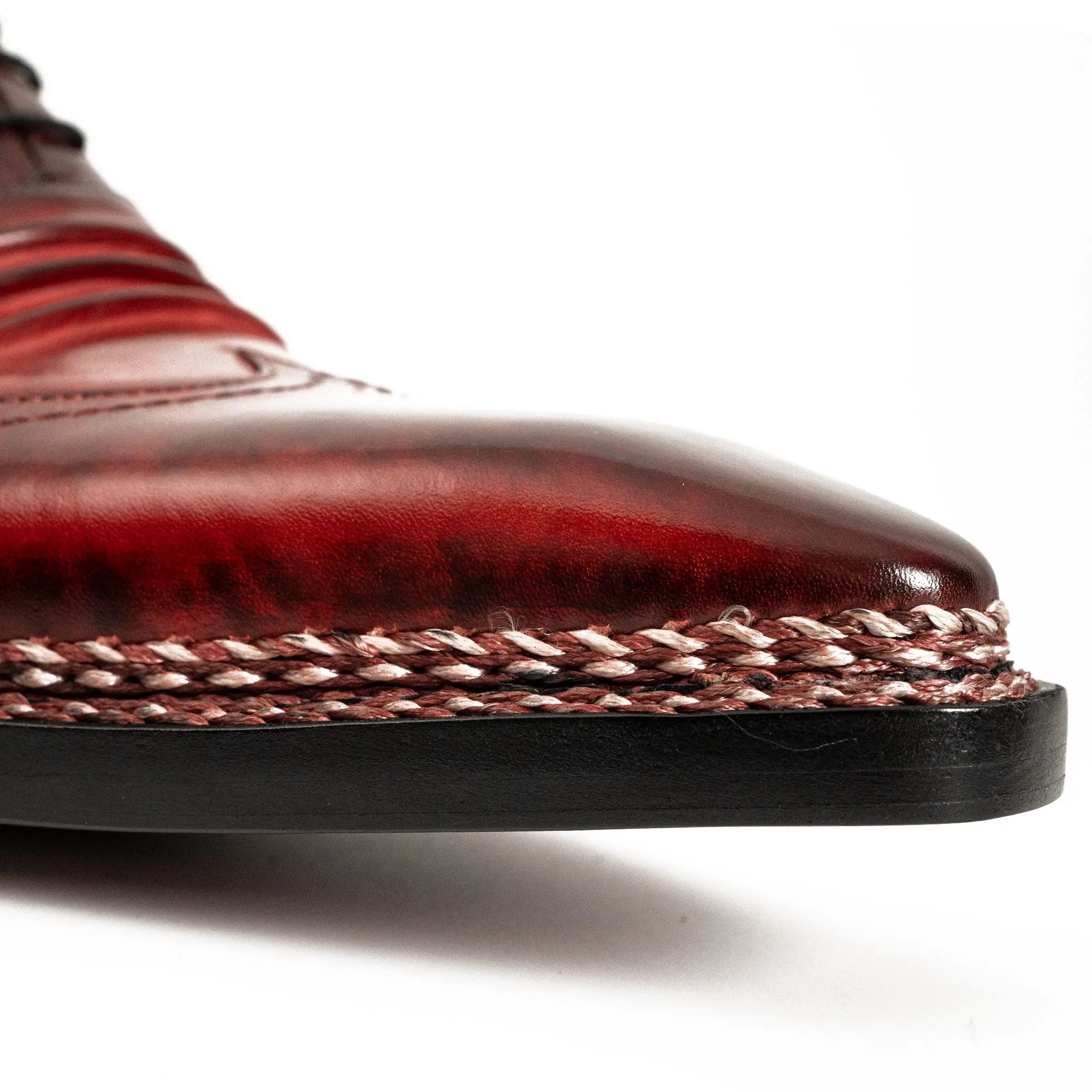 Crimson Norwegian Stitch Oxford VanPasch