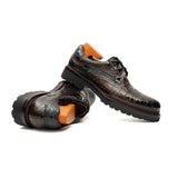 Black Crocodile Norwegian Lug Derby