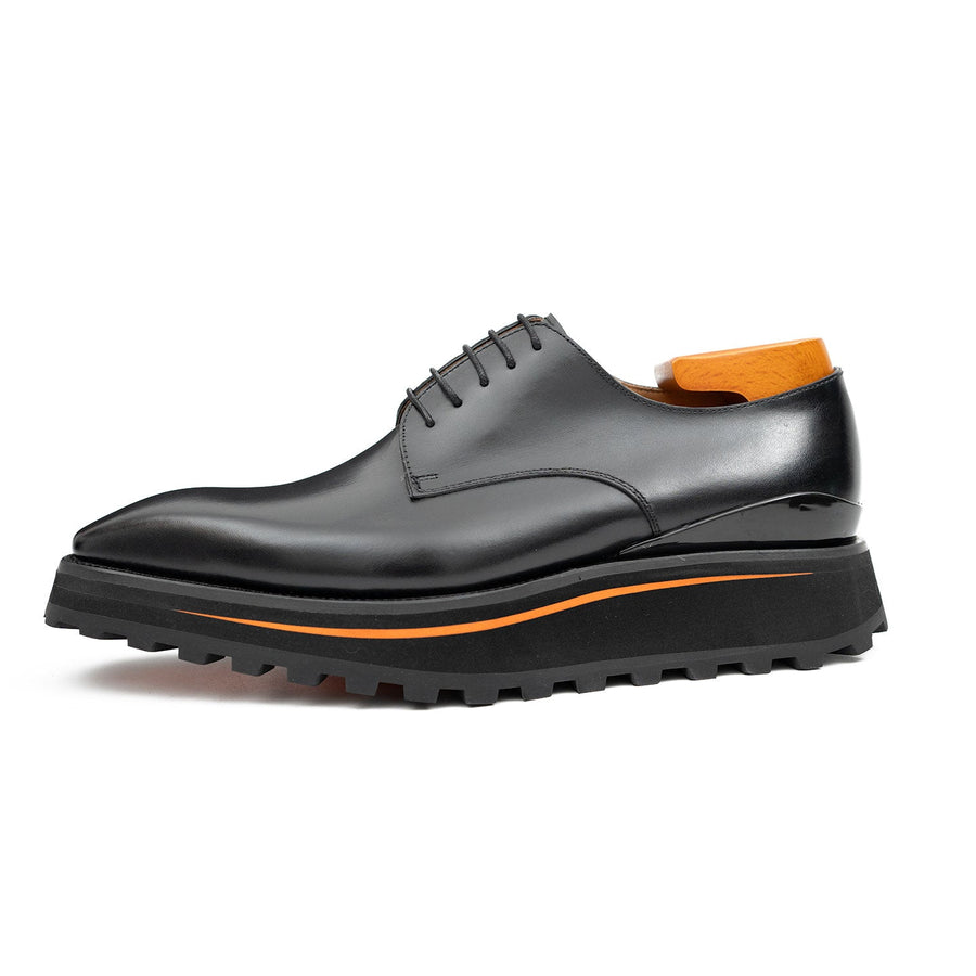 Calfskin Platform Derby Shoes