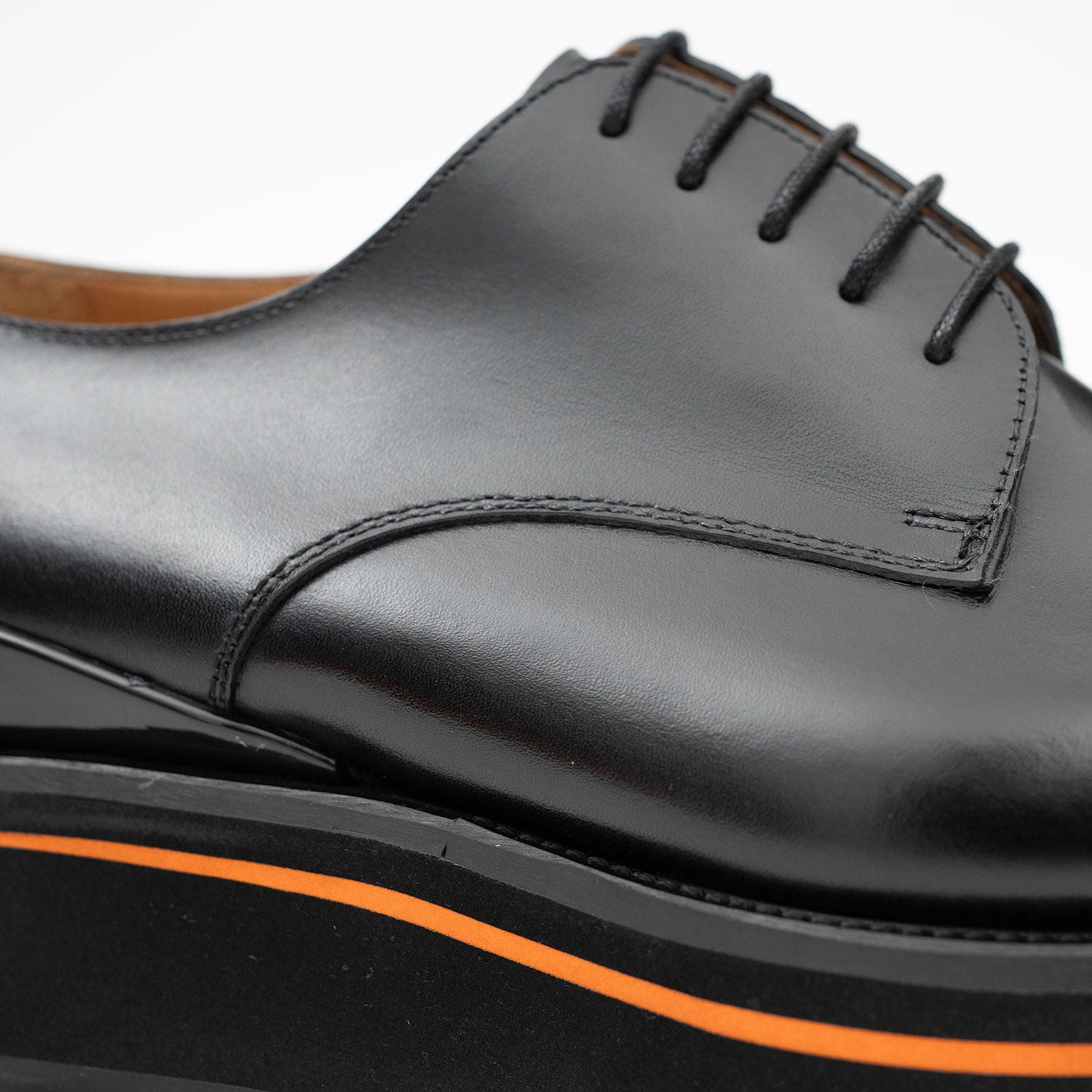 Calfskin Platform Derby Shoes