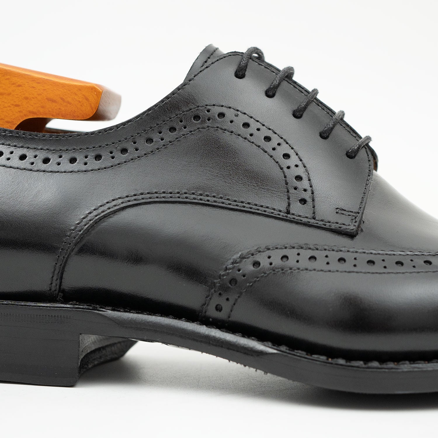 Burnished Calf Derby Shoes
