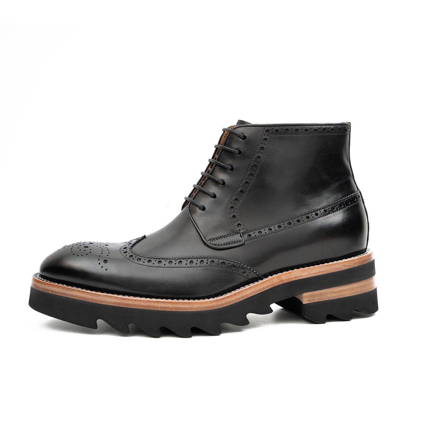 Lug Sole Brogue Boot