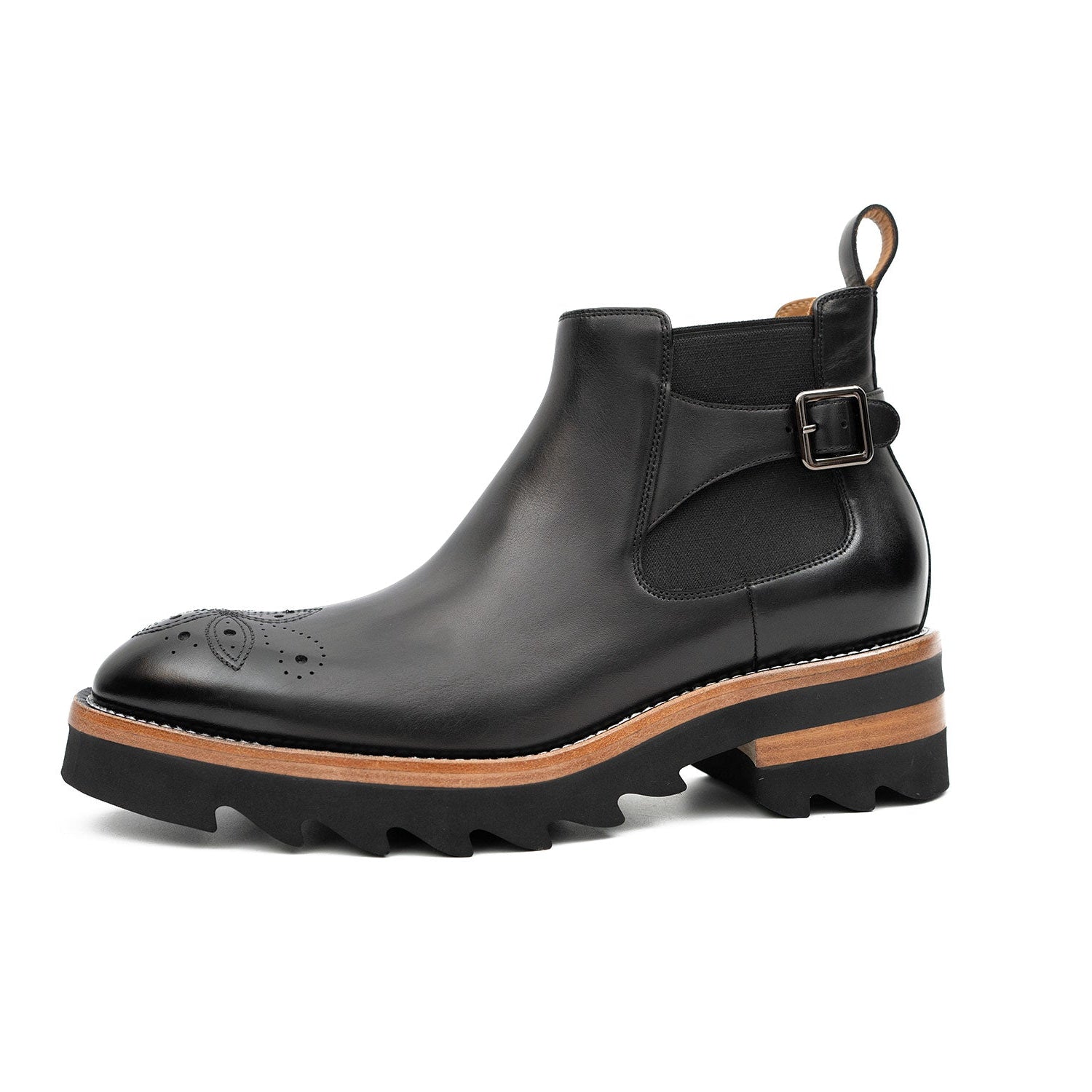 Buckled Chelsea Boot