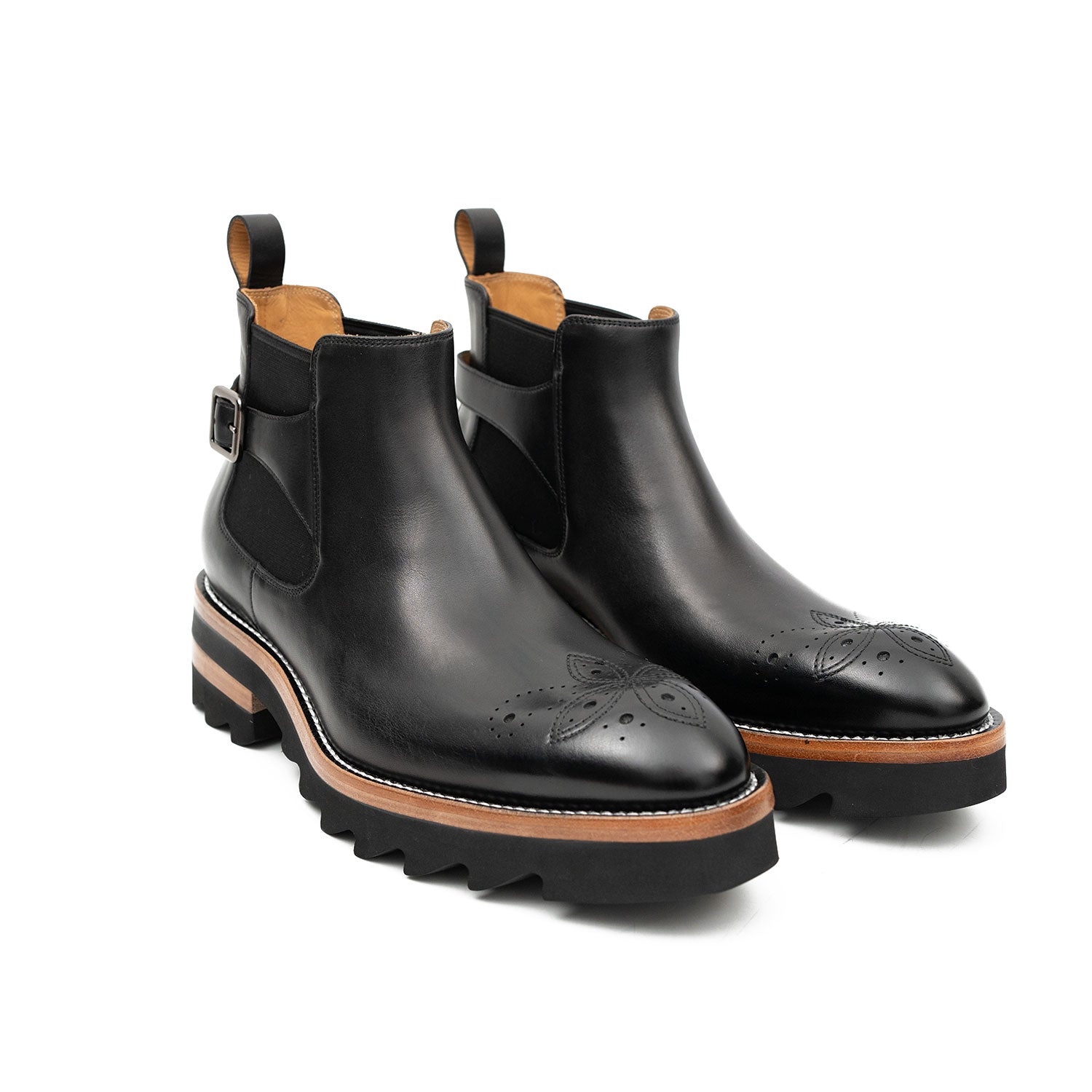 Buckled Chelsea Boot