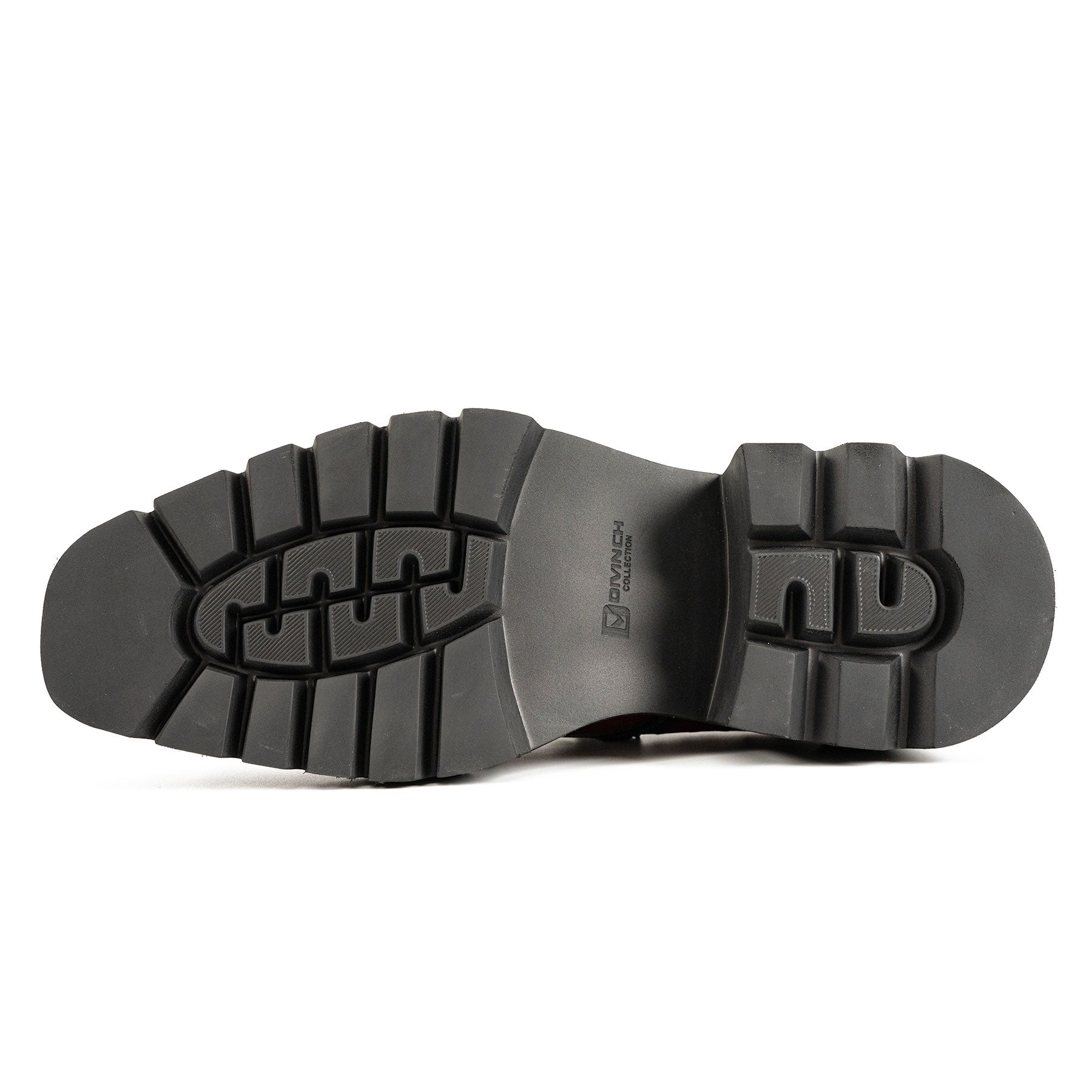Amber Ostrich Derby with Elevated Sole