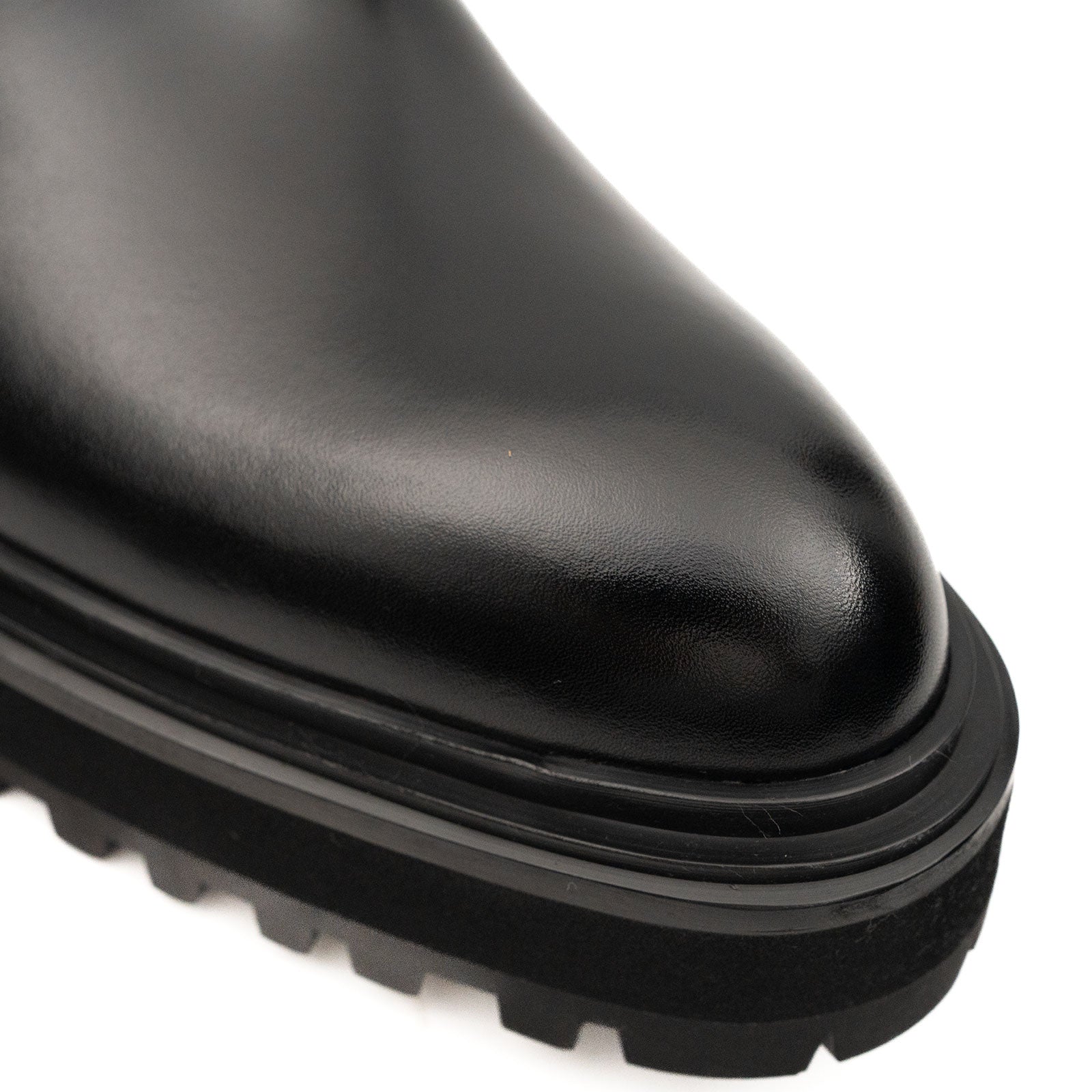 Burnished Harness Chelsea Boot