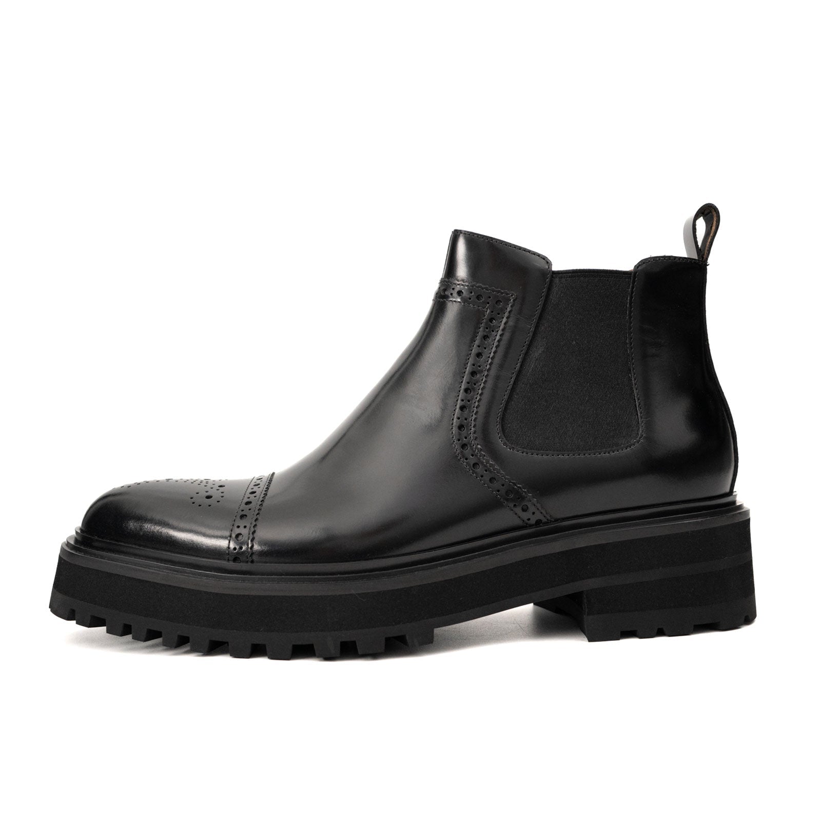 Croc Leather Chelsea Boot