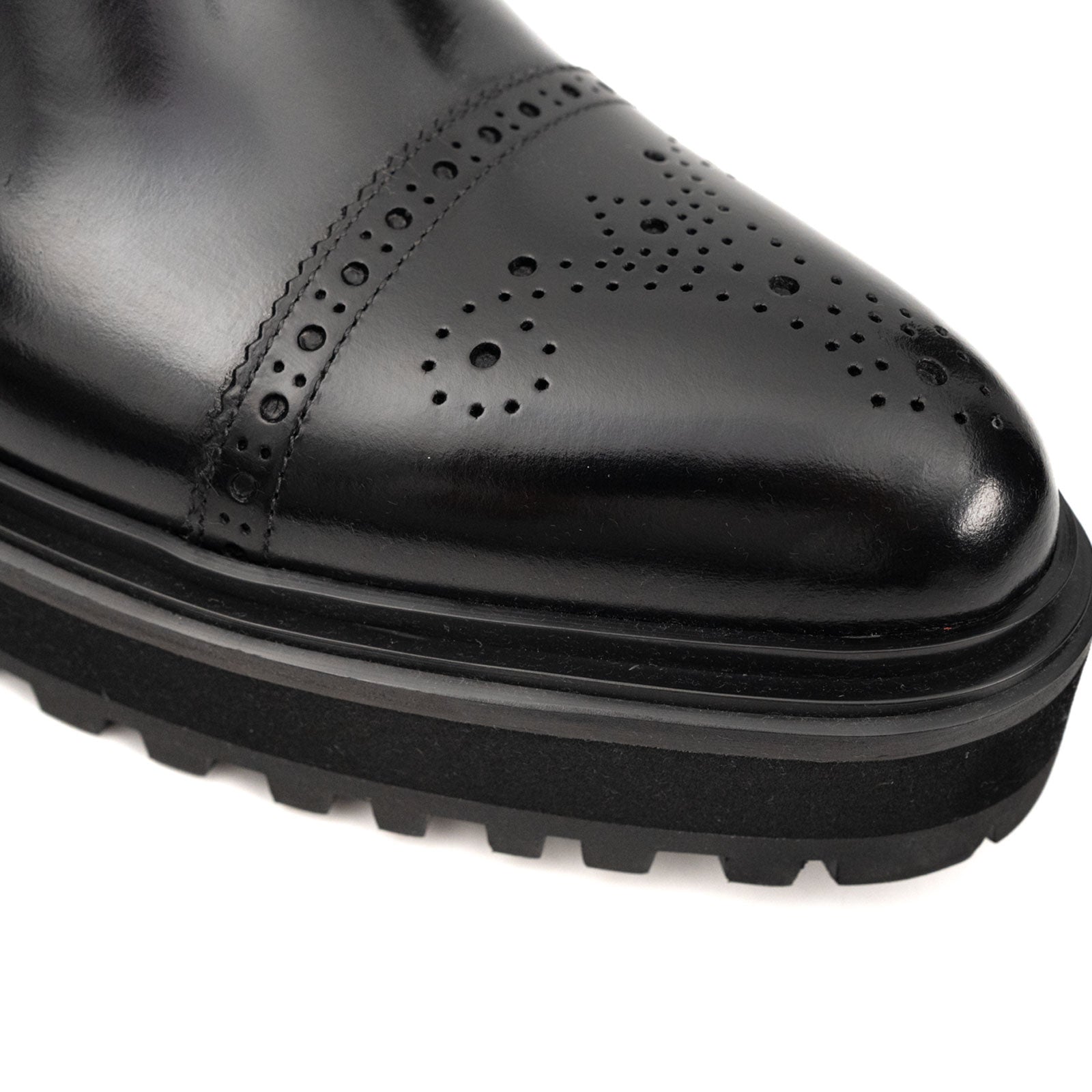 Croc Leather Chelsea Boot