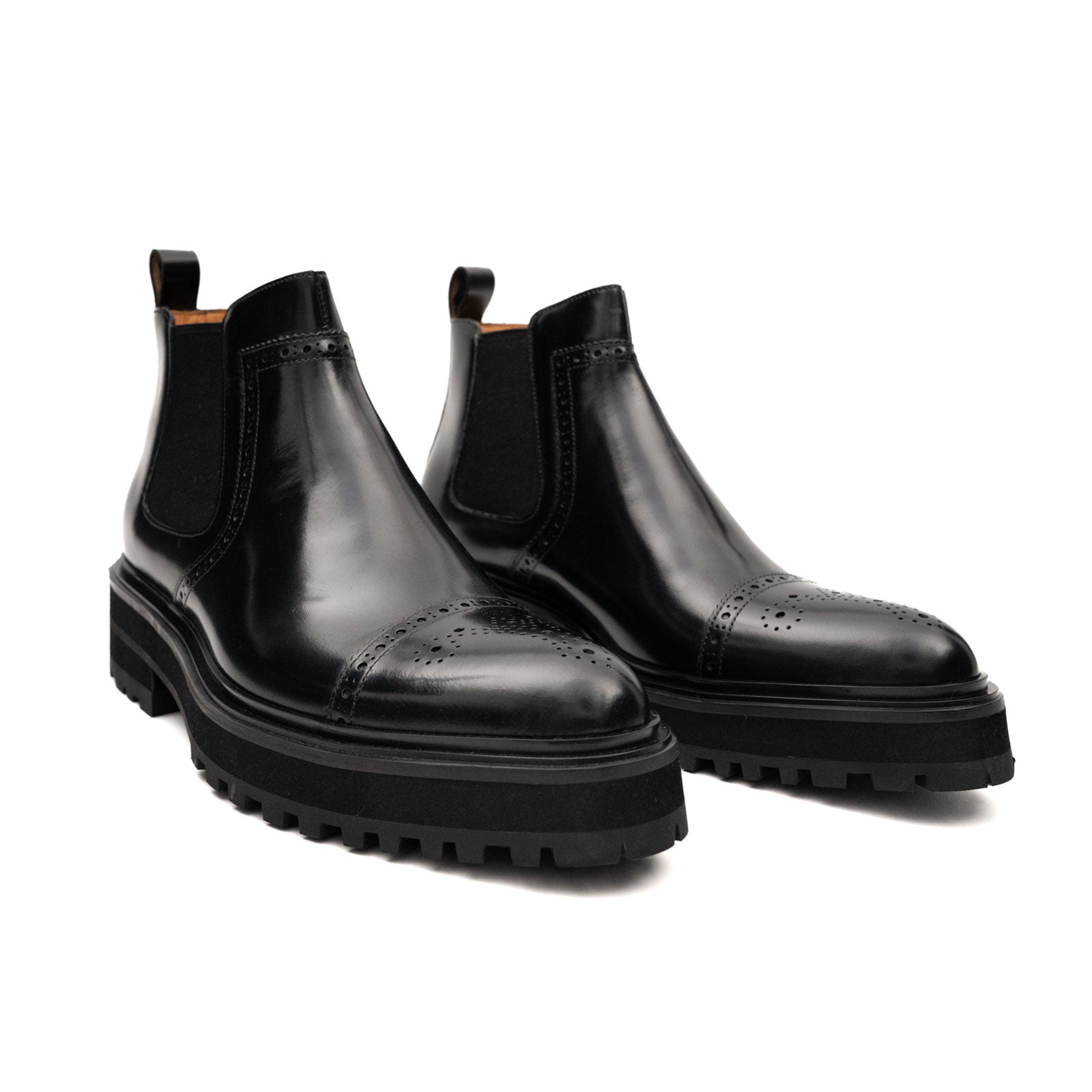Croc Leather Chelsea Boot