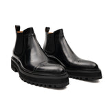 Croc Leather Chelsea Boot