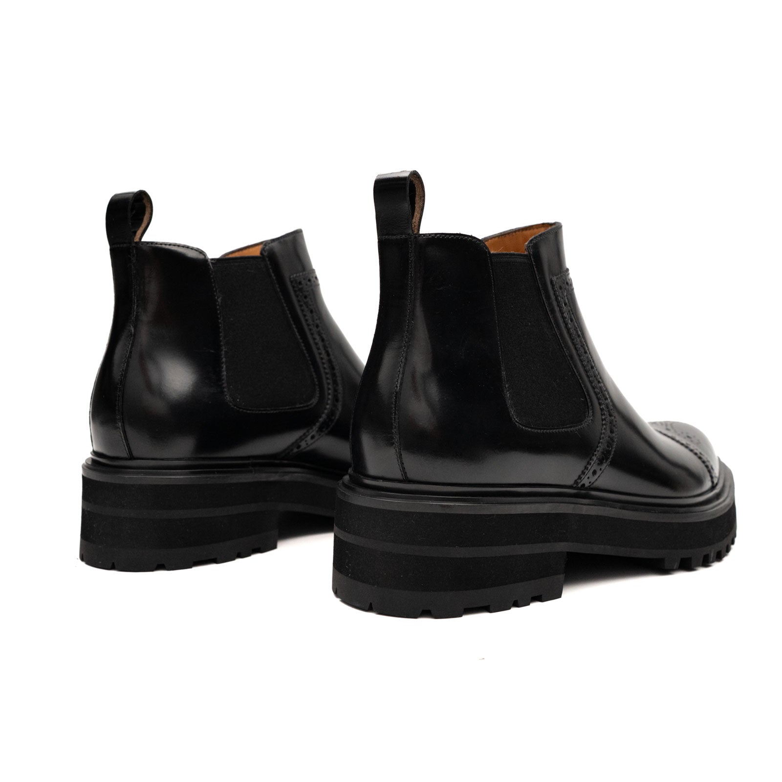 Croc Leather Chelsea Boot