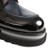 Two-Tone Calfskin Derby with Lug Sole