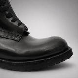 VanPasch Atlas Plain-Toe Service Boot in Black Leather