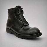 VanPasch Atlas Plain-Toe Service Boot in Black Leather
