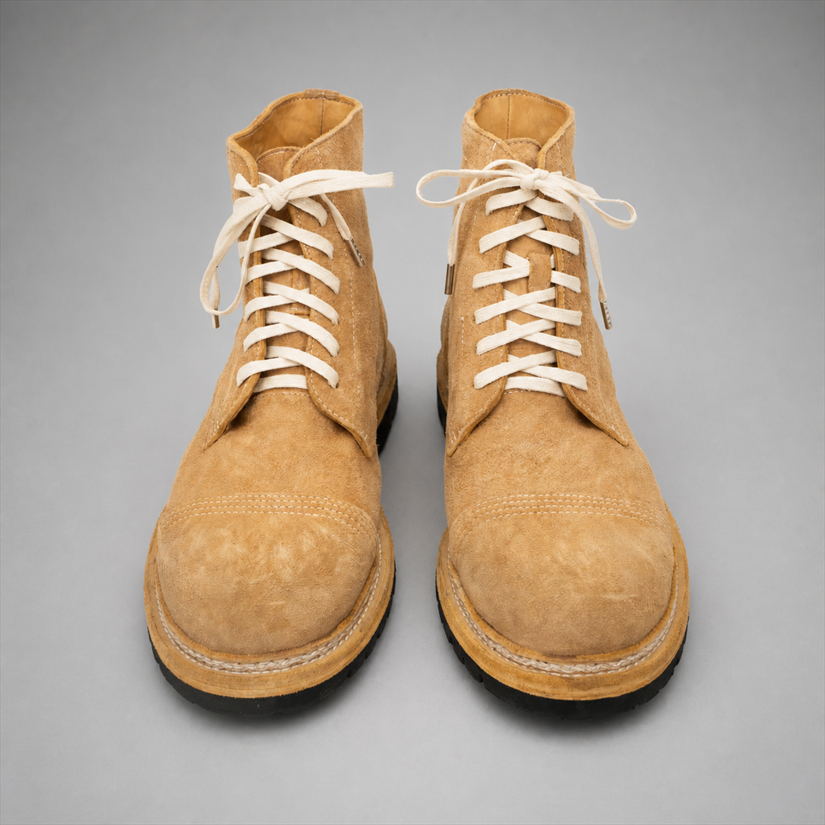 VanPasch Hawthorne Cap-Toe Service Boot in Caramel Brown Leather