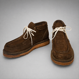 VanPasch Millstone Moc-Toe Chukka Boot in Coffee Brown Leather