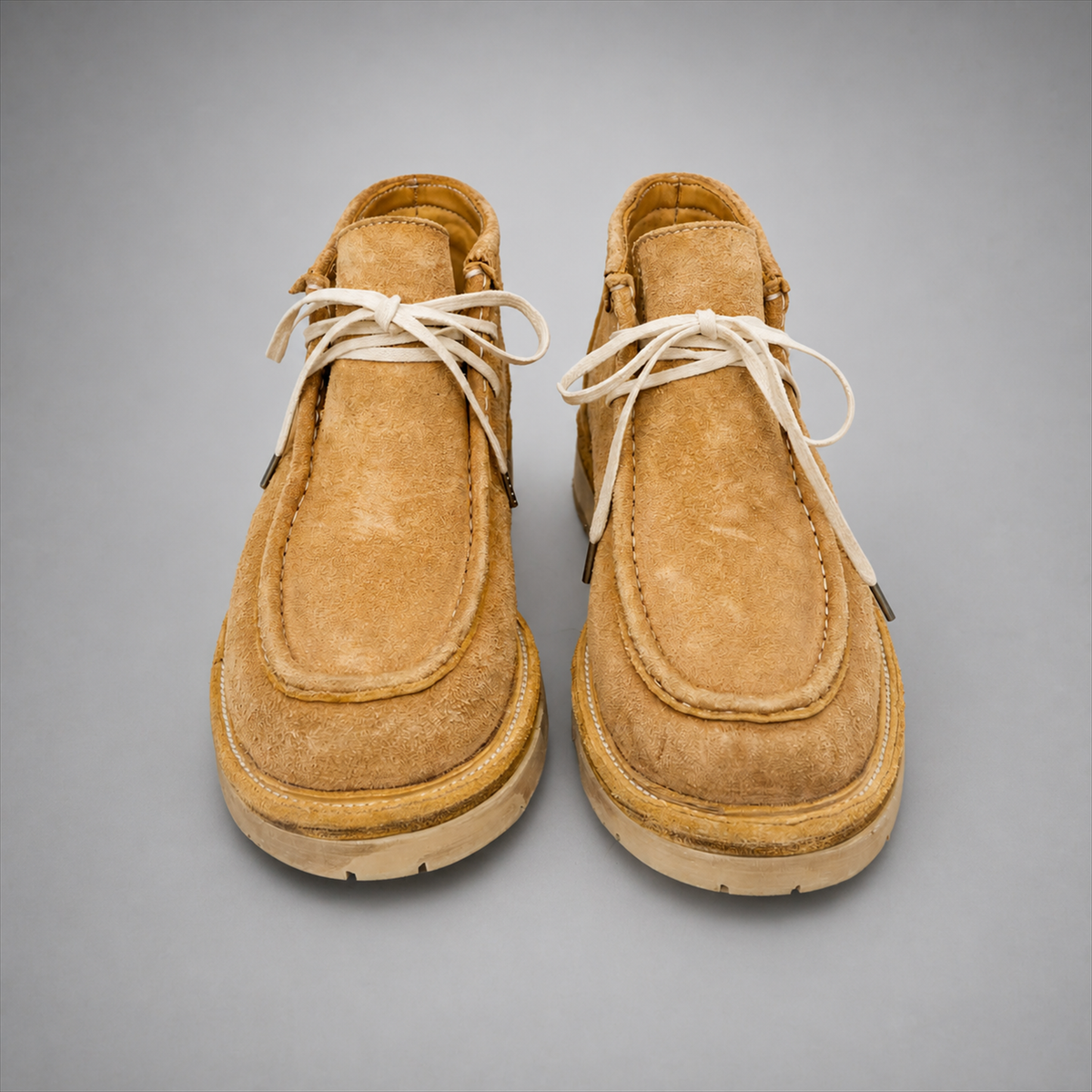 VanPasch Millstone Moc-Toe Chukka Boot in Caramel Brown Leather
