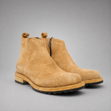 VanPasch Sterling Side-Zip Boot in Caramel Brown Leather