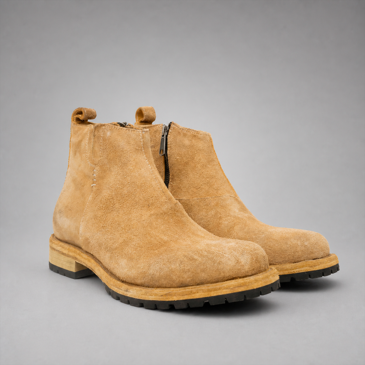 VanPasch Sterling Side-Zip Boot in Caramel Brown Leather