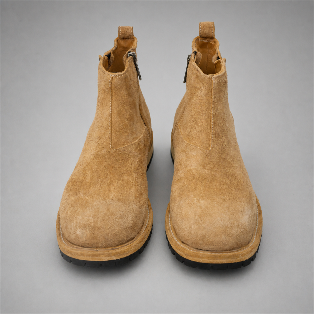 VanPasch Sterling Side-Zip Boot in Caramel Brown Leather