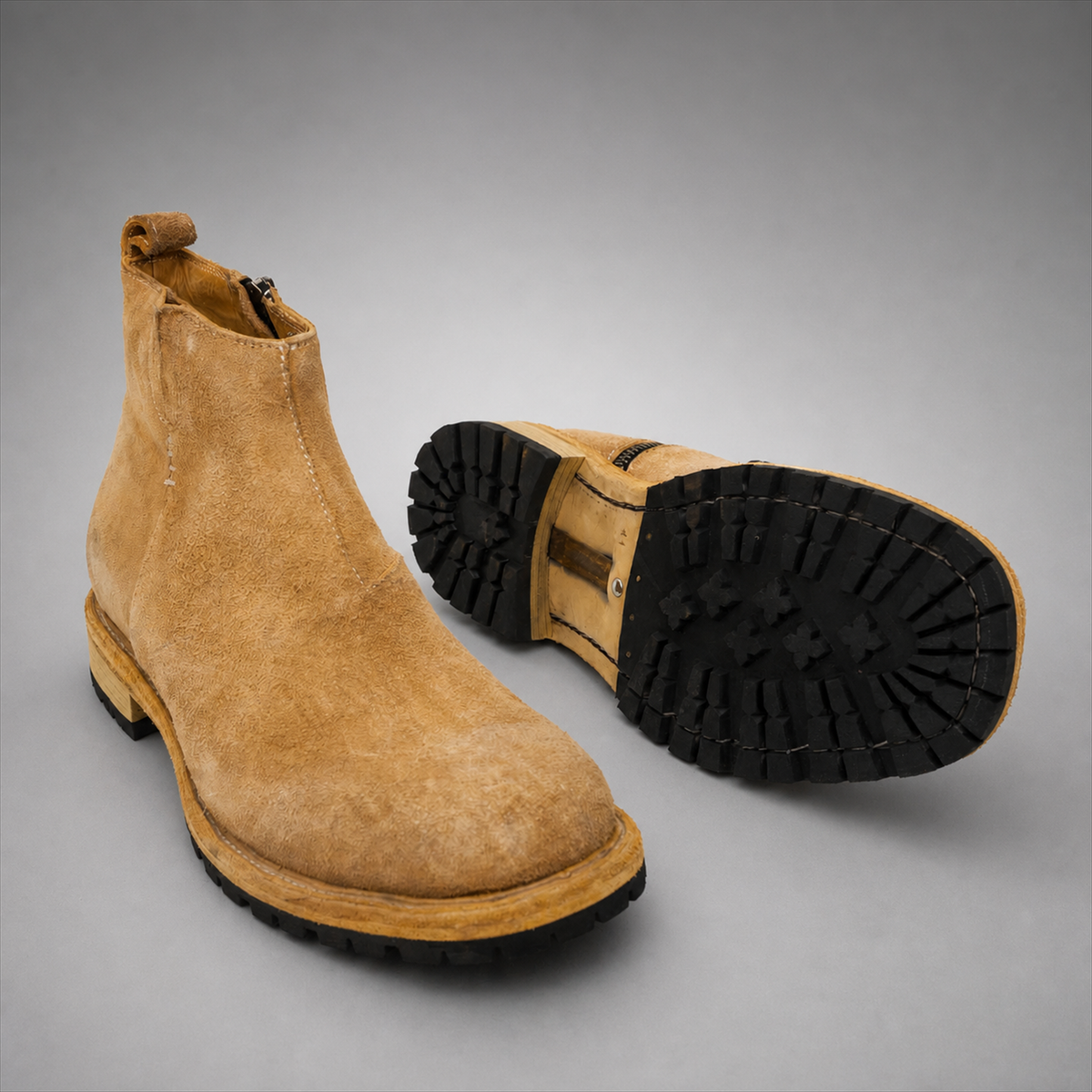 VanPasch Sterling Side-Zip Boot in Caramel Brown Leather