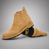 VanPasch Sterling Side-Zip Boot in Caramel Brown Leather
