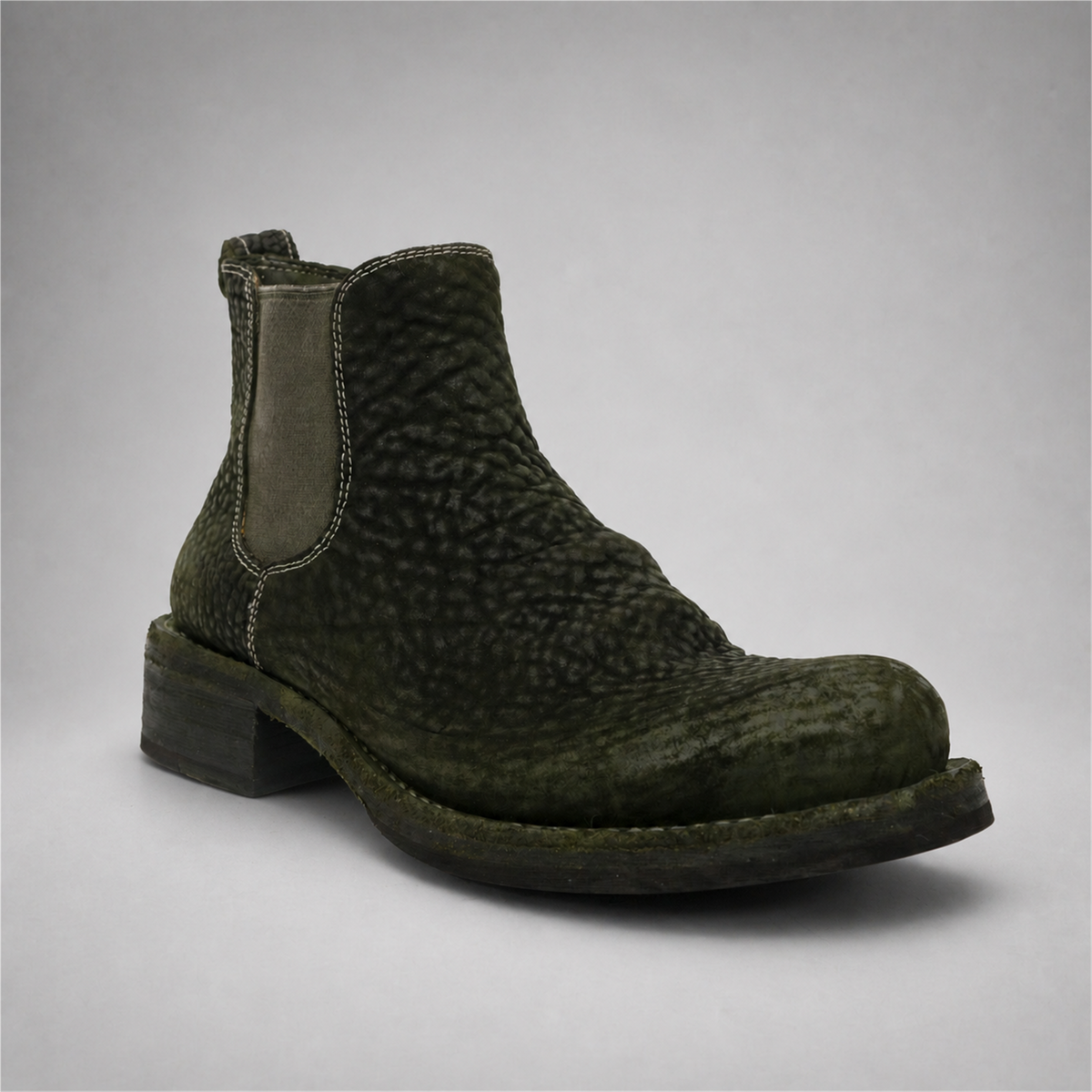 VanPasch Briar Chelsea Boot in Cedar Green Shell Cordovan
