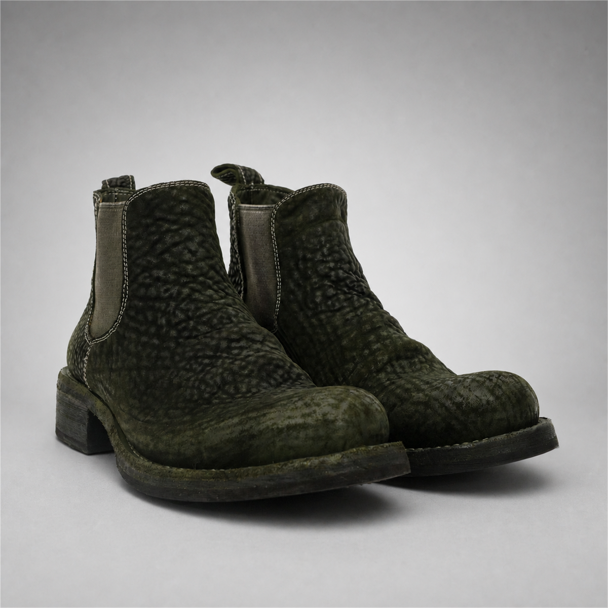 VanPasch Briar Chelsea Boot in Cedar Green Shell Cordovan