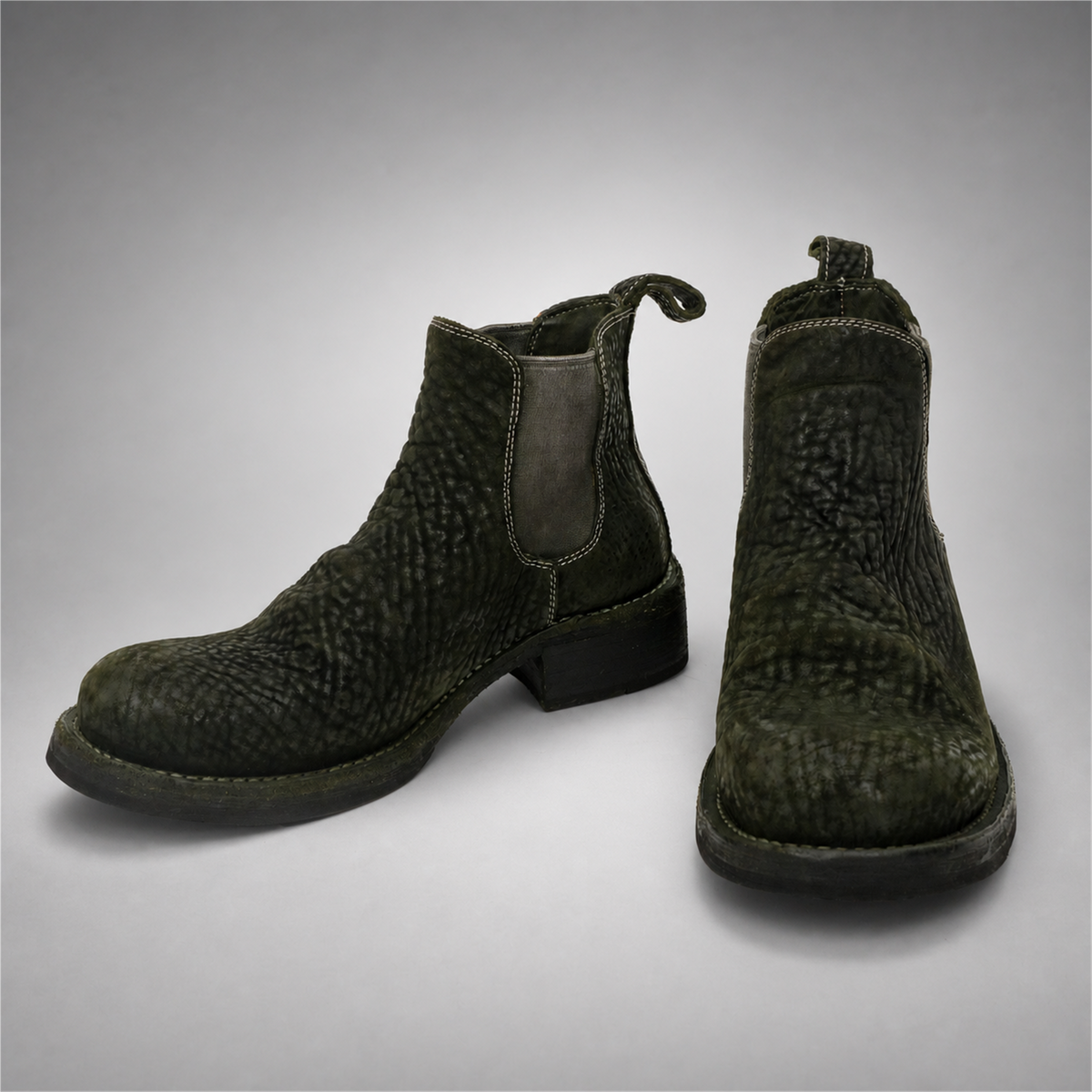 VanPasch Briar Chelsea Boot in Cedar Green Shell Cordovan