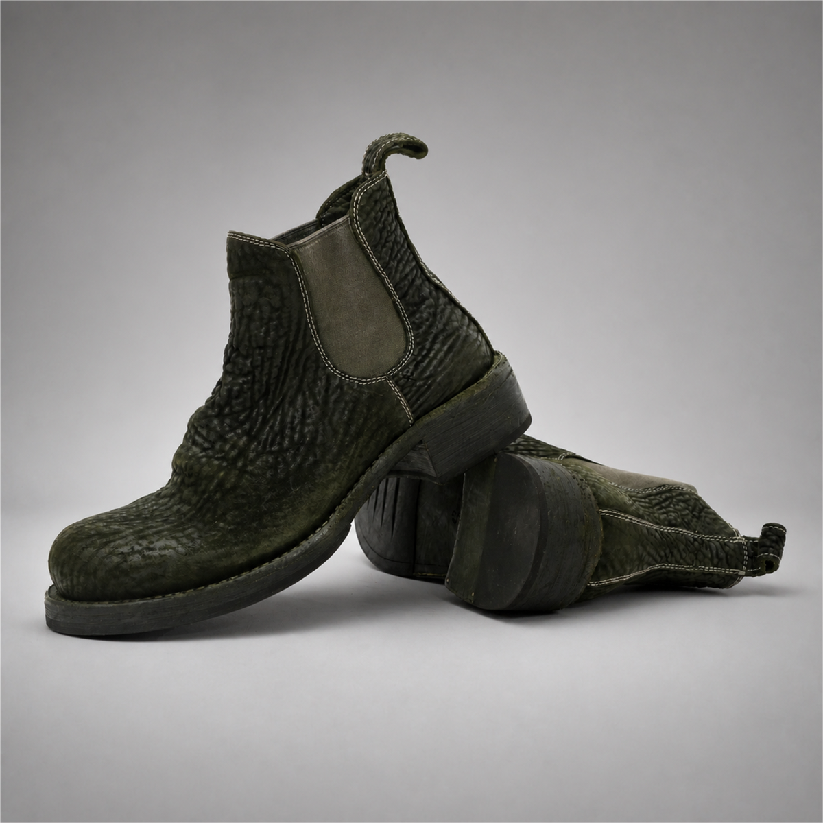 VanPasch Briar Chelsea Boot in Cedar Green Shell Cordovan