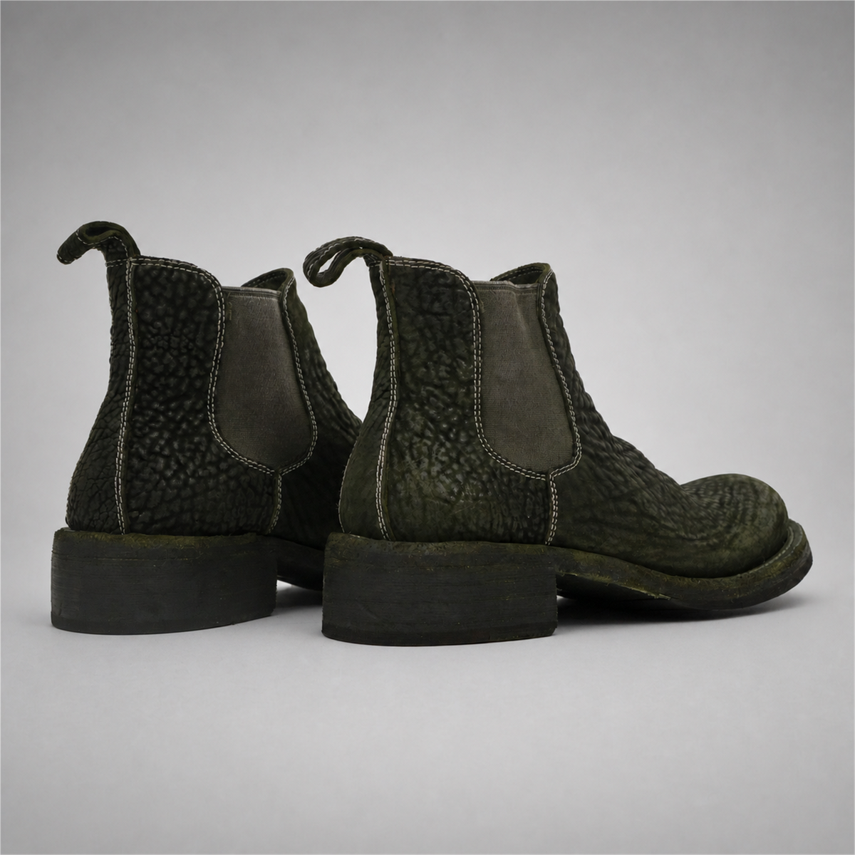 VanPasch Briar Chelsea Boot in Cedar Green Shell Cordovan