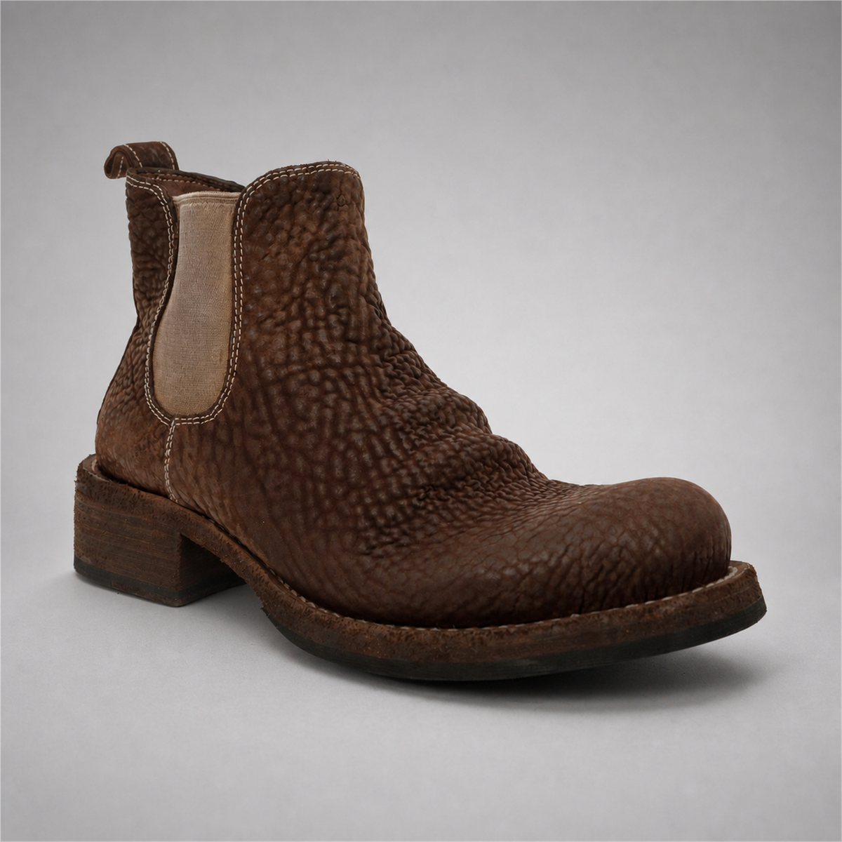 VanPasch Briar Chelsea Boot in Coffee Brown Shell Cordovan