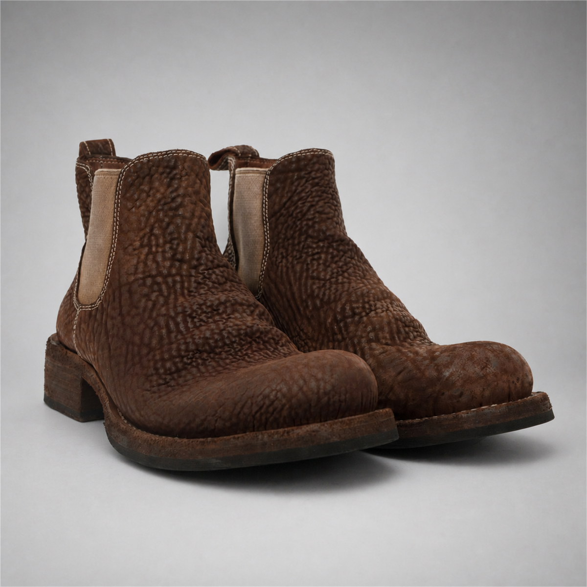 VanPasch Briar Chelsea Boot in Coffee Brown Shell Cordovan