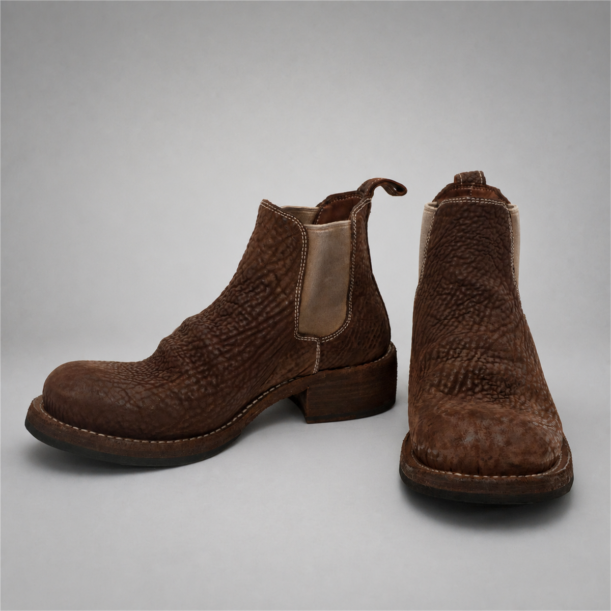 VanPasch Briar Chelsea Boot in Coffee Brown Shell Cordovan