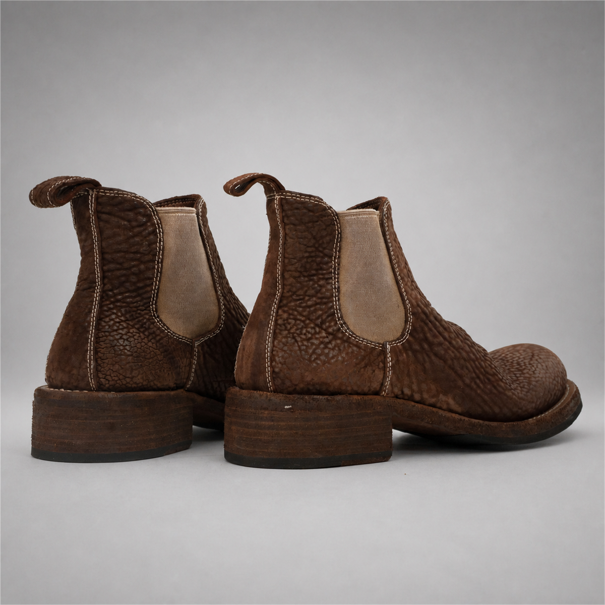 VanPasch Briar Chelsea Boot in Coffee Brown Shell Cordovan