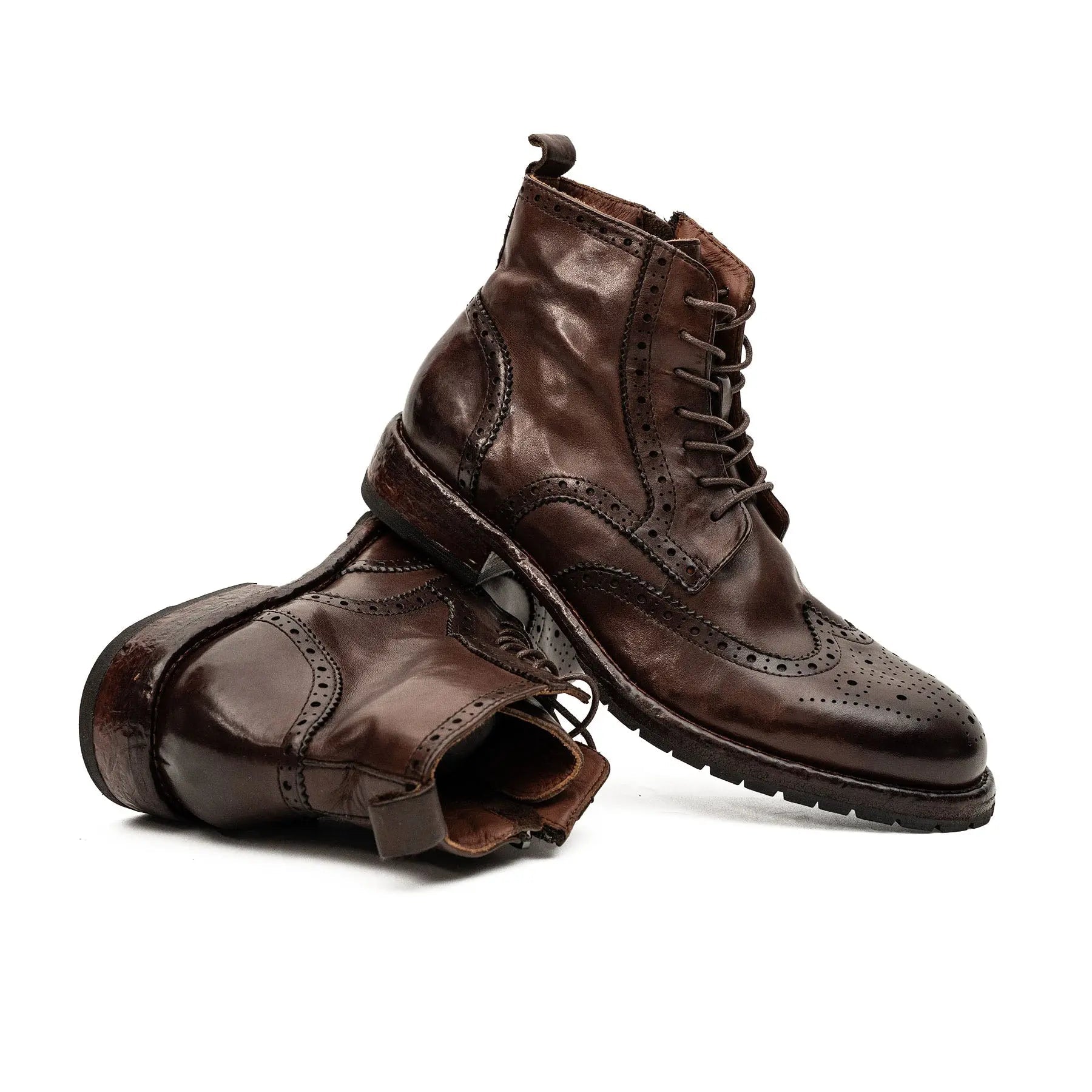 Brogue Combat Boot