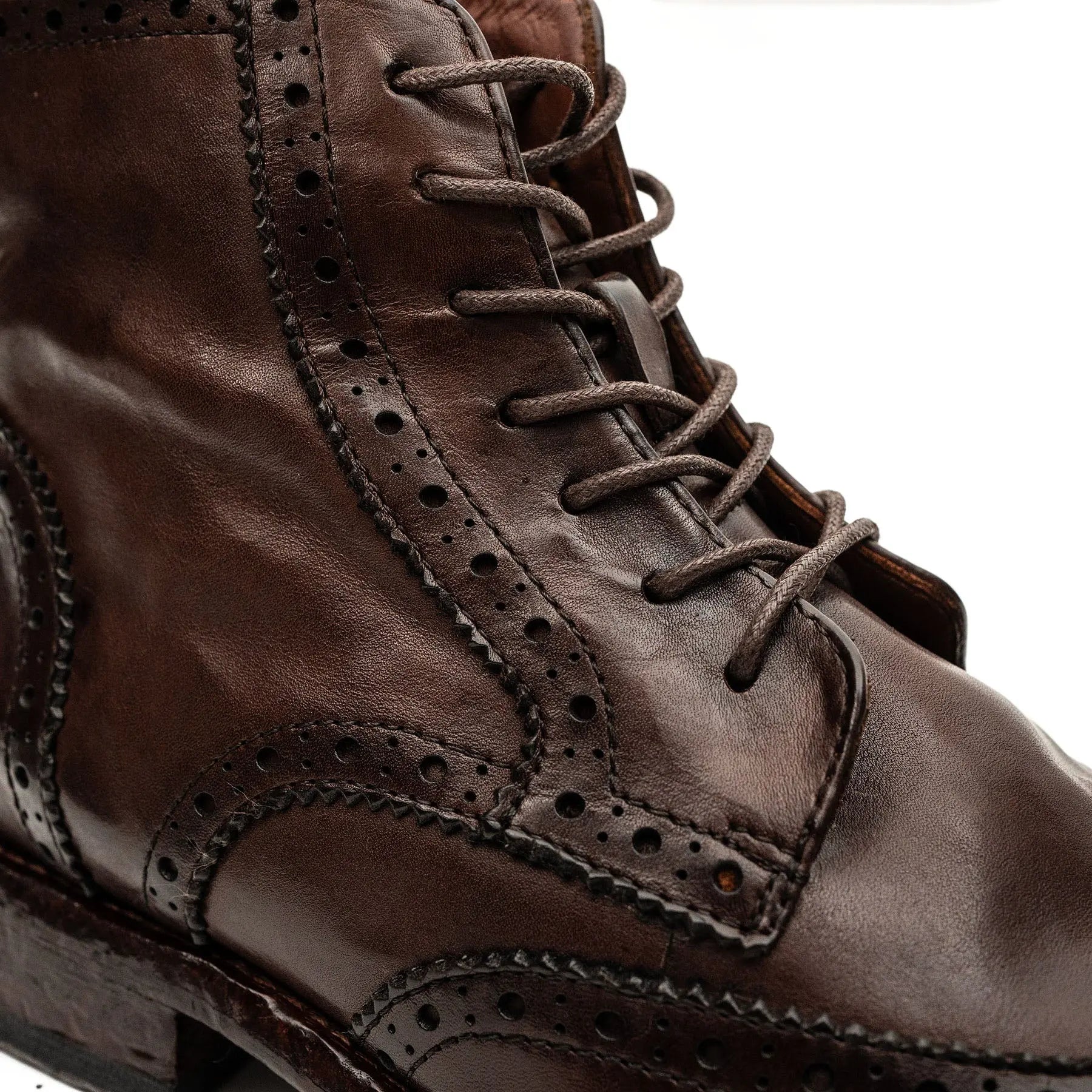 Brogue Combat Boot