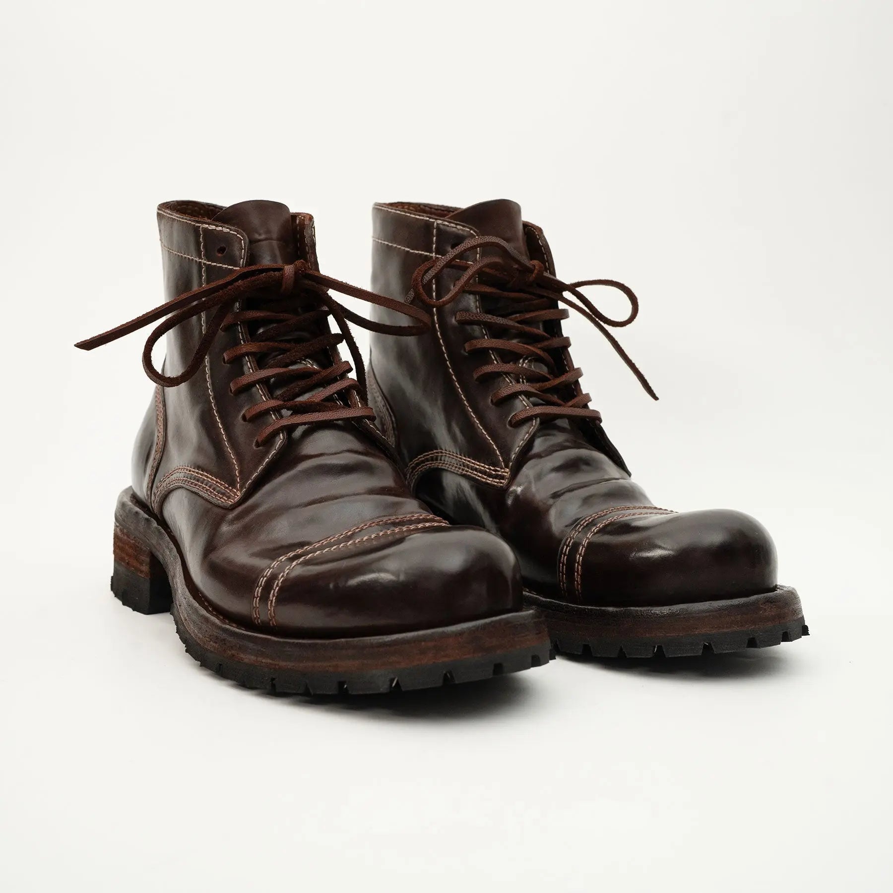Horsehide Combat Boots