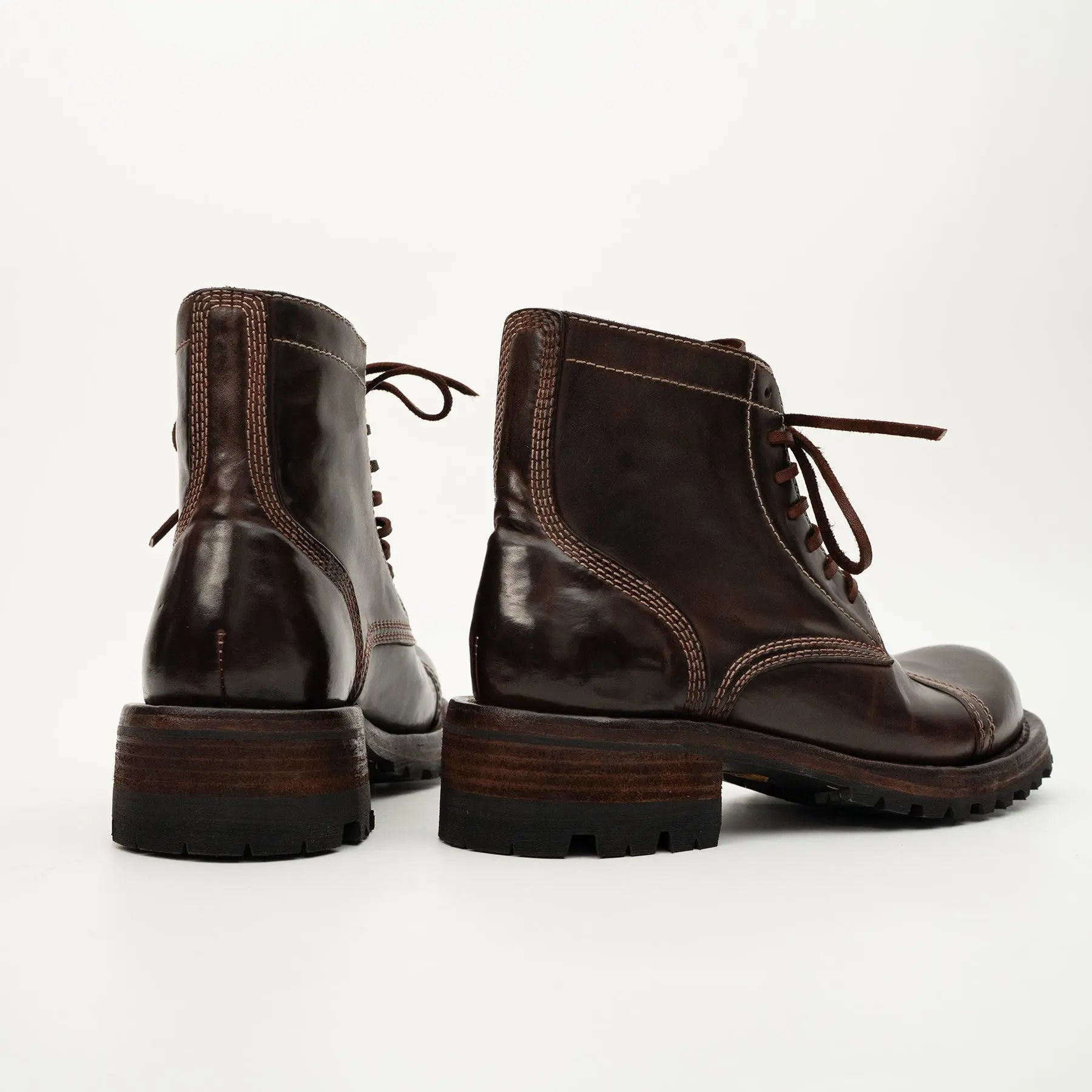 Horsehide Combat Boots