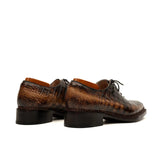 Espresso Crocodile Oxford VanPasch