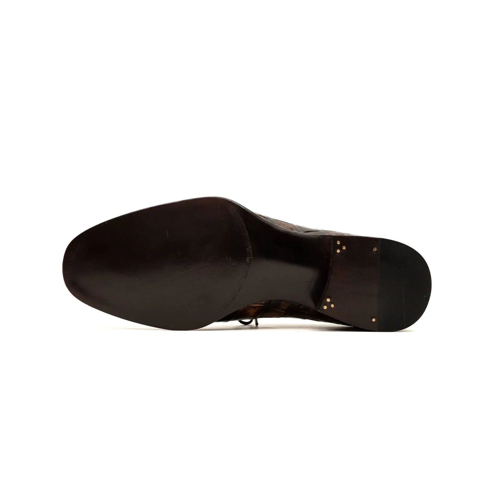 Espresso Crocodile Oxford VanPasch