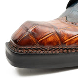 Exotic Crocodile Leather Derby Shoes VanPasch