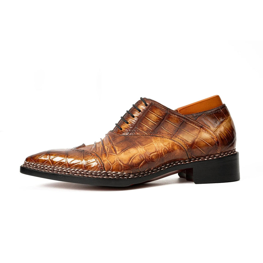 Exotic Nile Crocodile Norwegian Oxford 8001 Brown VanPasch