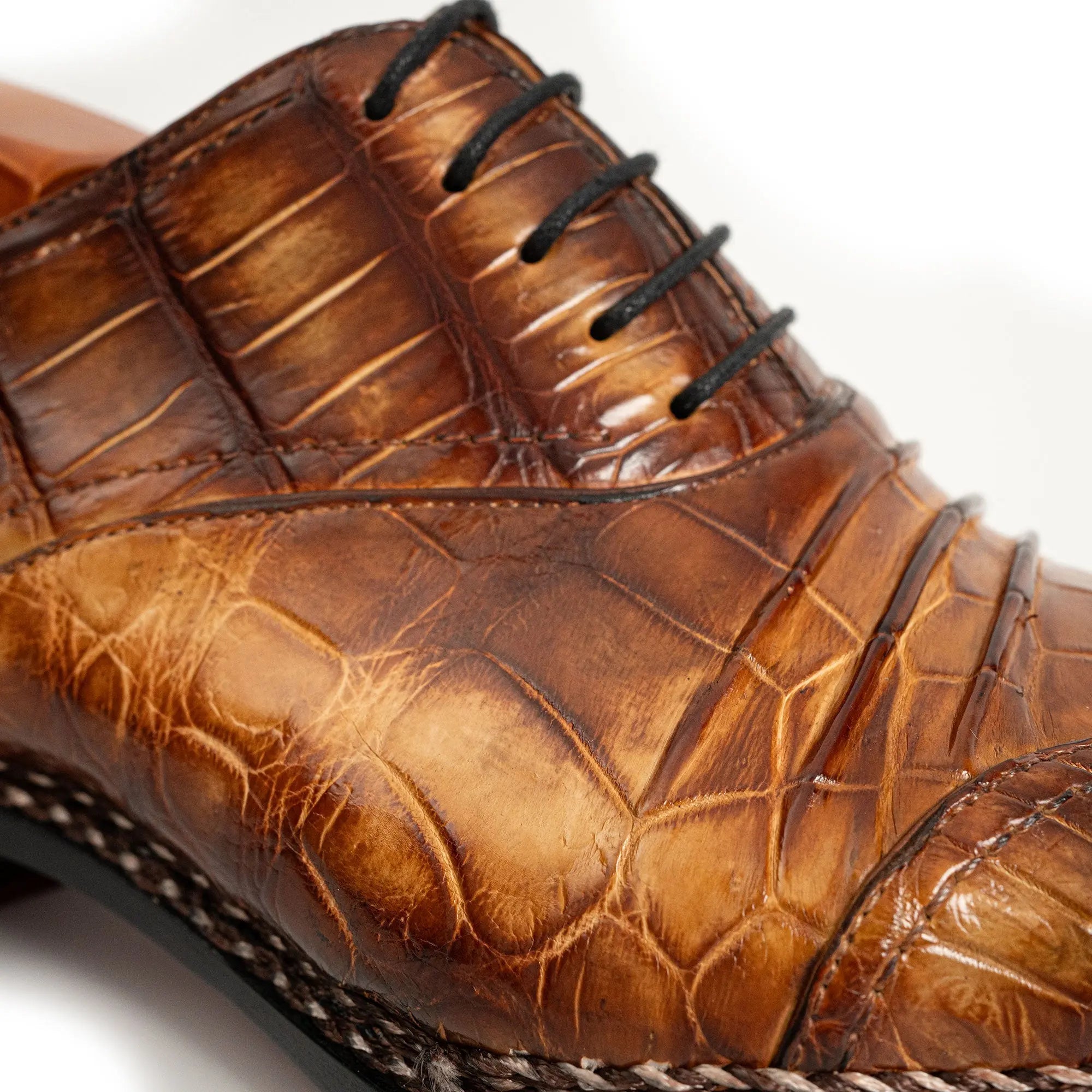 Exotic Nile Crocodile Norwegian Oxford 8001 Brown VanPasch