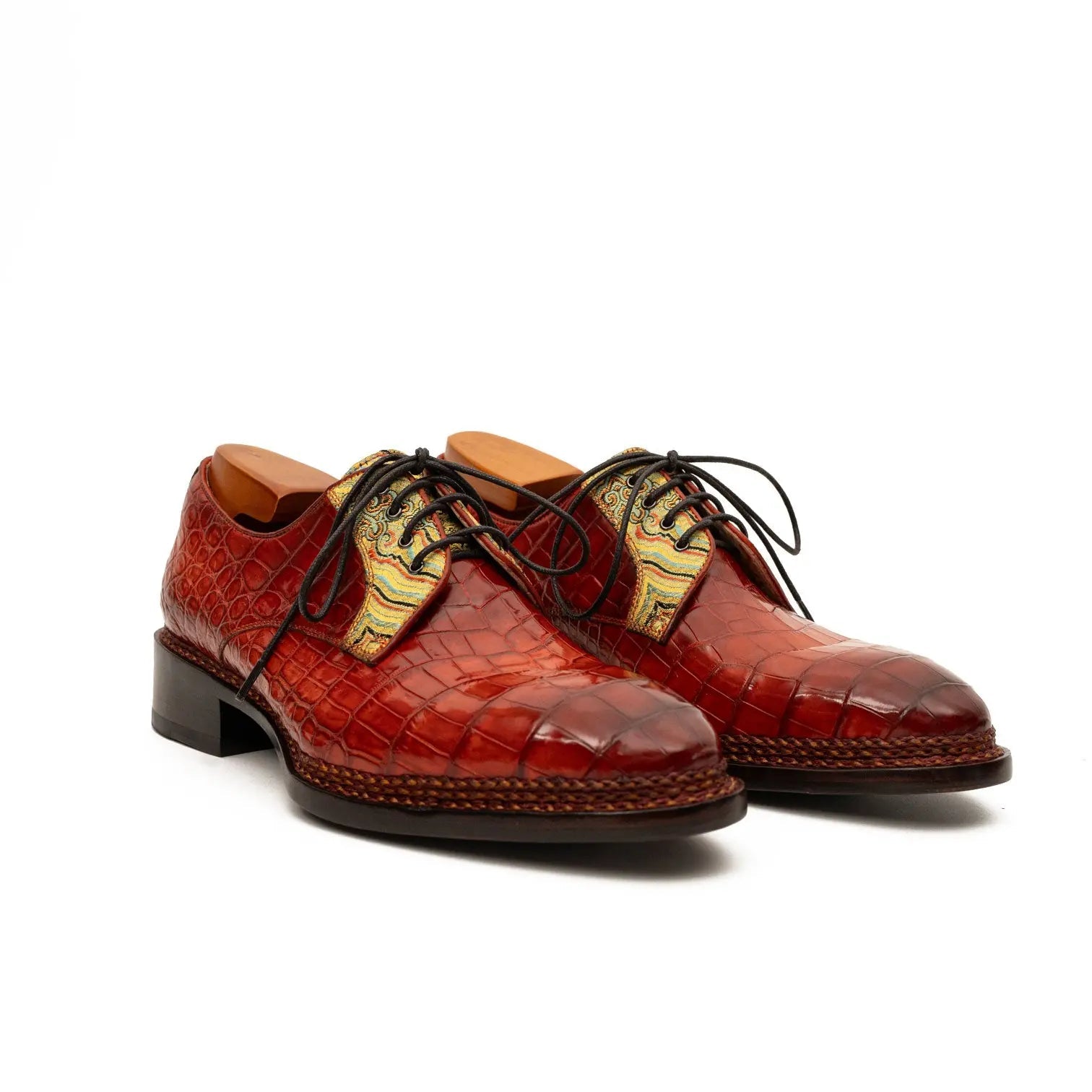 Genuine Alligator Norwegian Welt Derby VanPasch