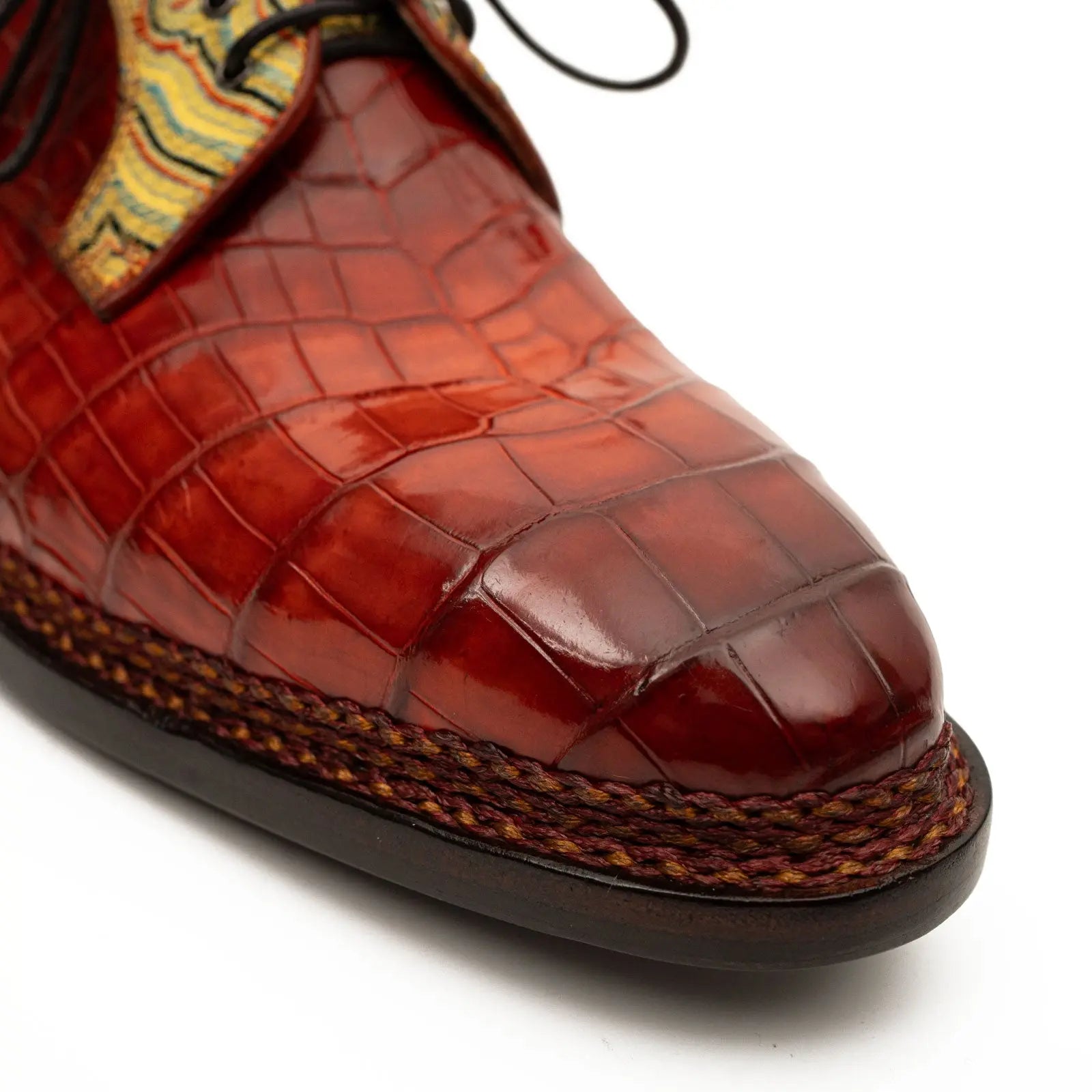 Genuine Alligator Norwegian Welt Derby VanPasch