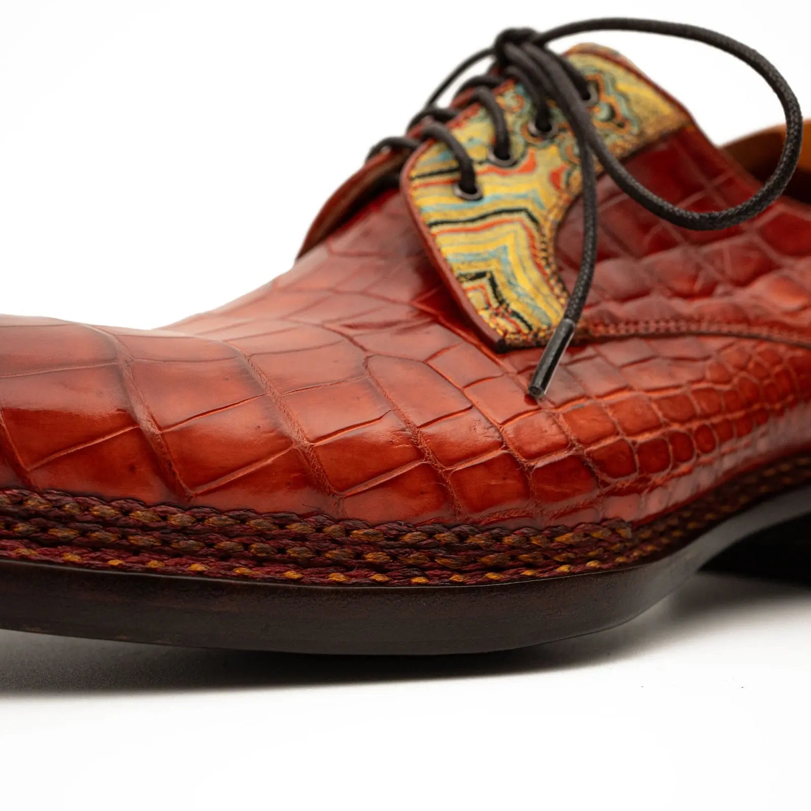 Genuine Alligator Norwegian Welt Derby VanPasch