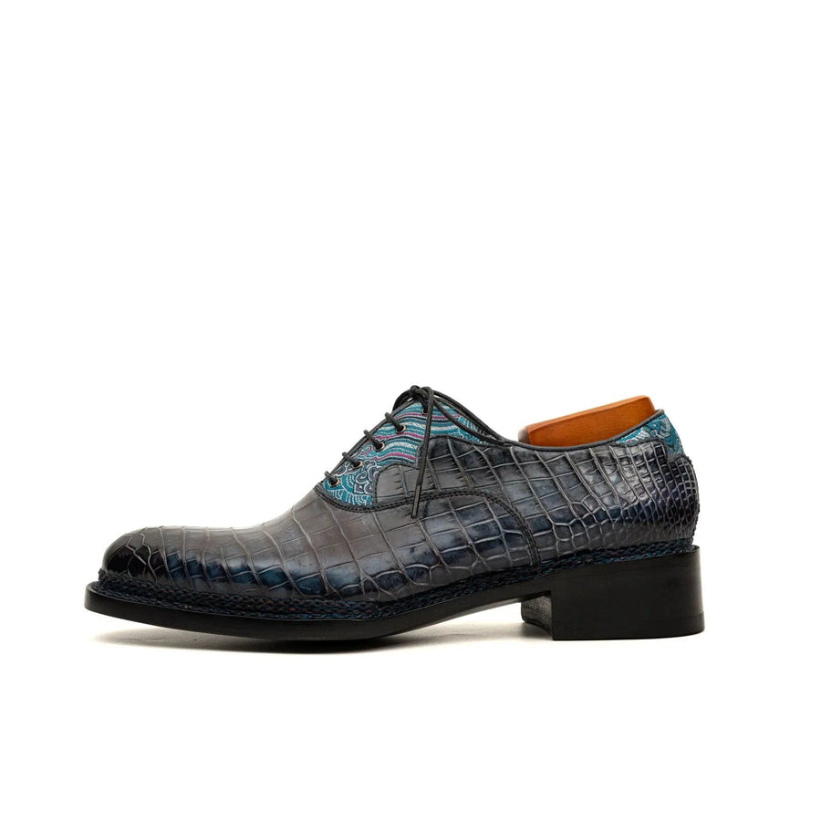 Genuine Alligator Norwegian Welt Oxford VanPasch